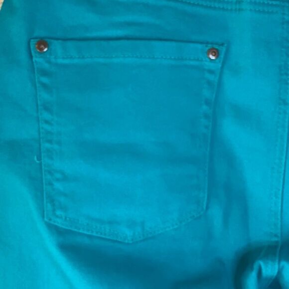 K. Jordan Aqua Women’s Skinny Jeans, size 16, Colored Jeans, New, - Picture 5 of 7